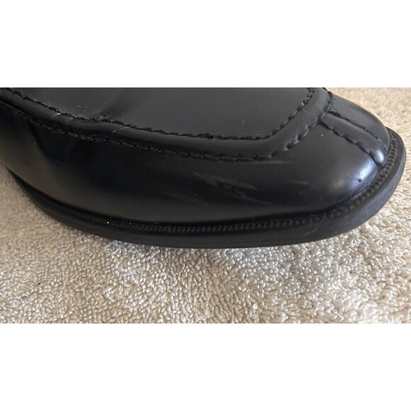 JOSEPH ABBOUD  Mens Size 8.5 Frost Black Shine Oxford Dress Shoes Lace Up main image 5